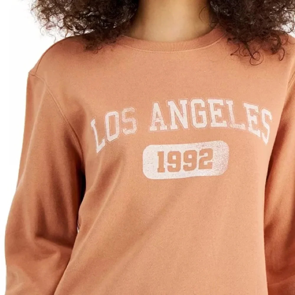 LOVE TRIBE Juniors' “LOS ANGELES 1992” Graphic-Print Sweatshirt NEW - Picture 3 of 7